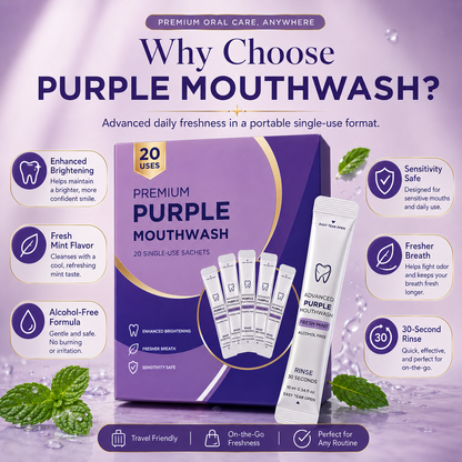 Purple Mouthwash - Sachets 20 Pack