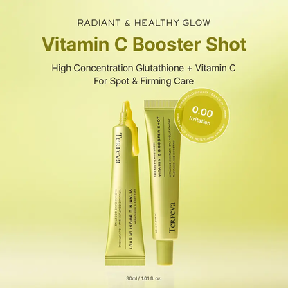 Vitamin C Booster Shot, Pure Vitamin C + Glutathione for Bright, Healthy Skin Glow